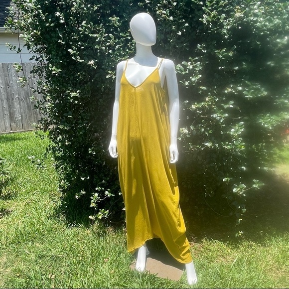 💋NWT Love Stitch Boho Flowing Gauze Maxi Slip Dress - Picture 7 of 8